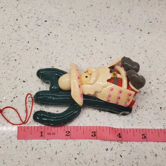 Southwestern Santa Christmas Ornaments Cactus Sombrero Sarape Santa Ornaments - Picture 9 of 12